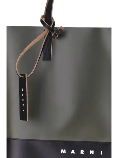 Marni Modern Two-tone Panel Tote Bag