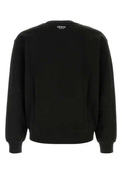 Kenzo Boke Flower Embroidered Cotton Sweatshirt Clothing