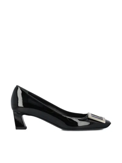 Roger Vivier Belle Vivier Patent Pumps With Metal Buckle