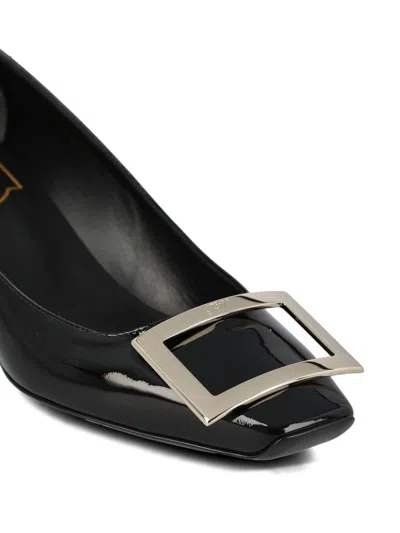 Roger Vivier Belle Vivier Patent Pumps With Metal Buckle