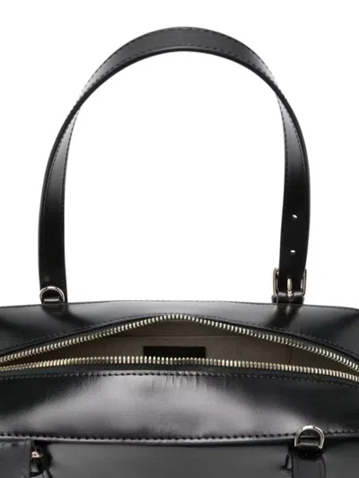 Apc A.p.c. Black Shoulder Bag With Versatile Carrying Options In Black