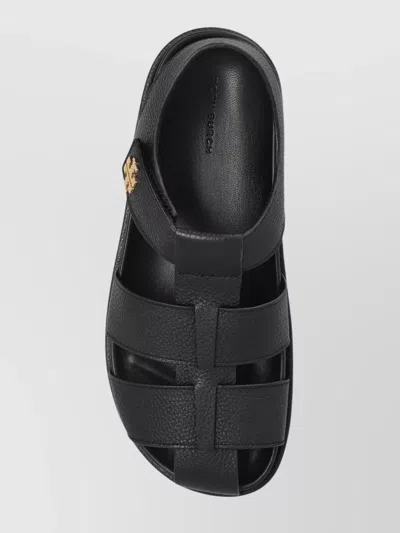 Tory Burch Strappy Sandals Platform Sole In Black