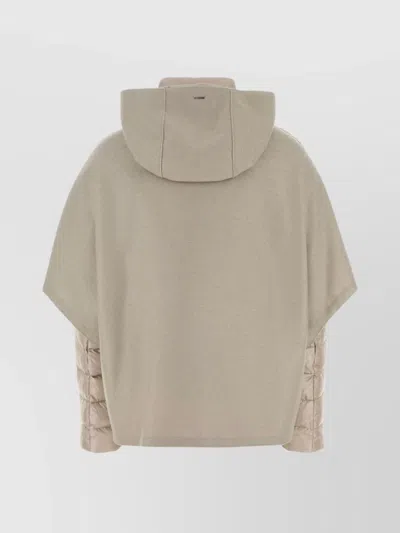 Herno Resort Hood In Ultralight Wool And Nylon In Gray