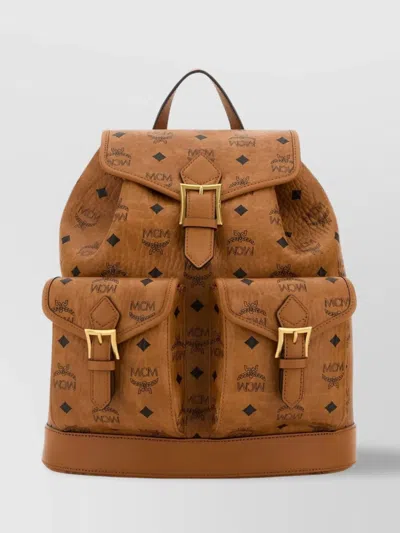 Mcm Straps Detail Hardware Pockets Handle