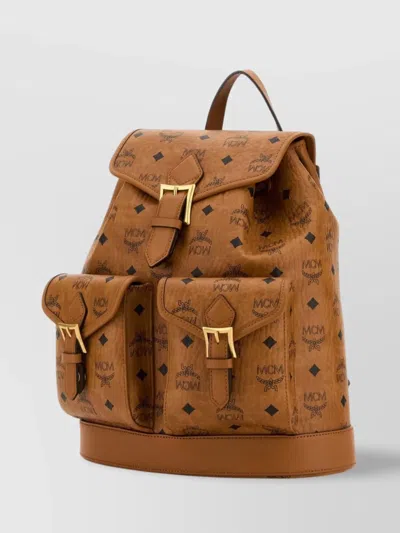 Mcm Straps Detail Hardware Pockets Handle