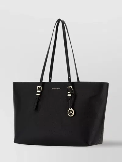 Michael Kors Refined Everyday Accessory With Adjustable Handles In Black