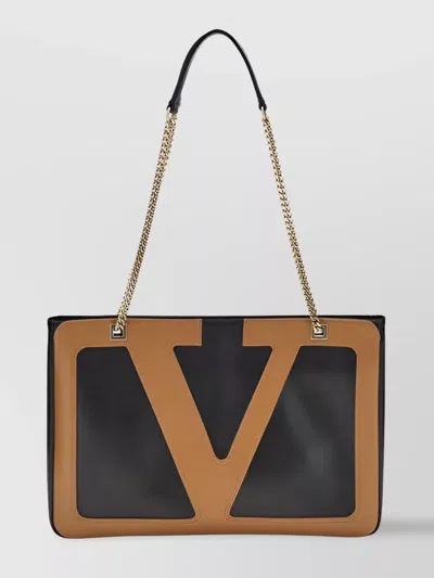Valentino Superstar Rectangular Chain Handle Shoulder Bag