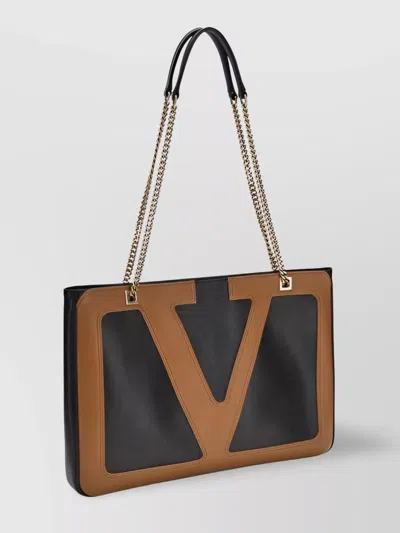 Valentino Superstar Rectangular Chain Handle Shoulder Bag