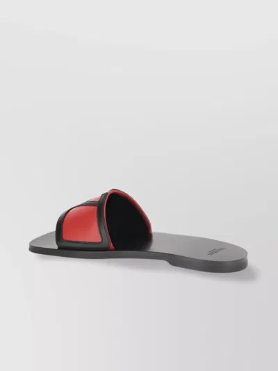 Valentino Garavani Viva Superstar Slide Sandal In Nappa Leather In Red