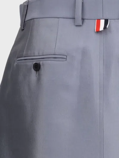 Thom Browne Midi Skirt In Gray