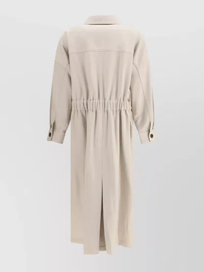 Brunello Cucinelli Nylon Trench In Multi