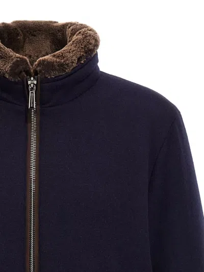 Moorer Bellati-mrw Wool Jacket In Blue