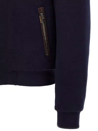 Moorer Bellati-mrw Wool Jacket In Blue