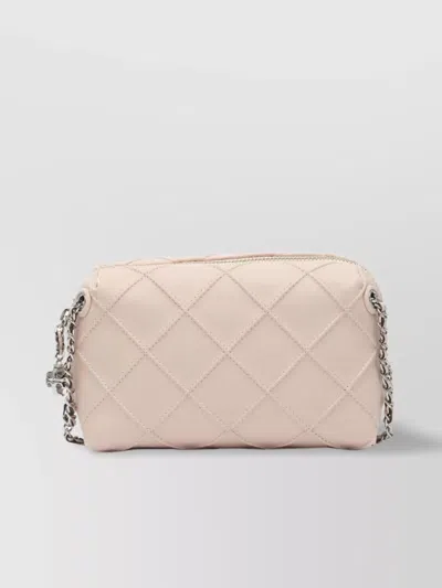 Tory Burch Fleming Soft Leather Crossbody Bag In Pink