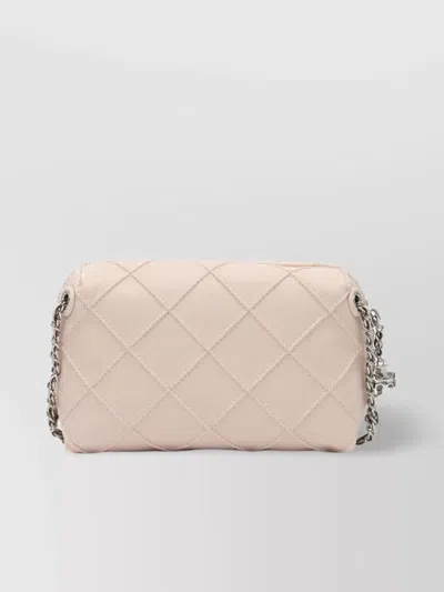 Tory Burch Fleming Soft Leather Crossbody Bag In Pink