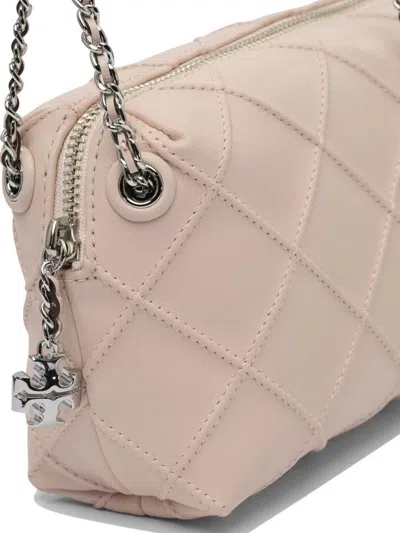 Tory Burch Fleming Soft Leather Crossbody Bag In Pink