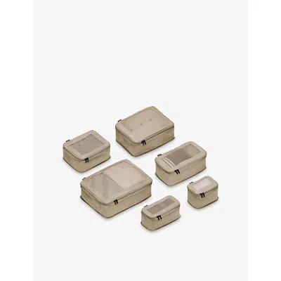 Monos Tan Compress Packing Cubes Set Of Six