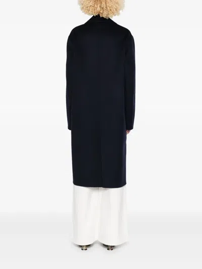 Stella Mccartney Wool Double-breasted Coat In Black