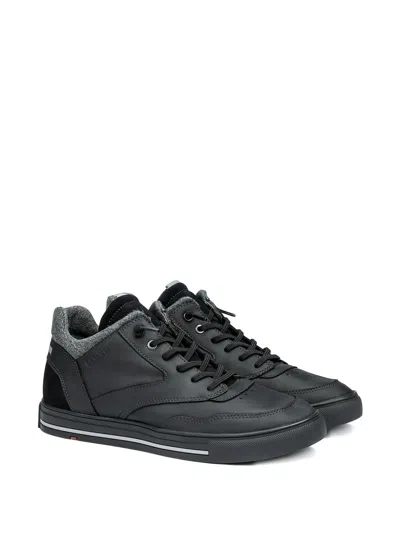 Lloyd Ellison Textured Leather Sneakers