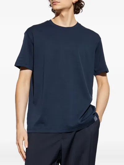 Etro Cotton T-shirt In Blue
