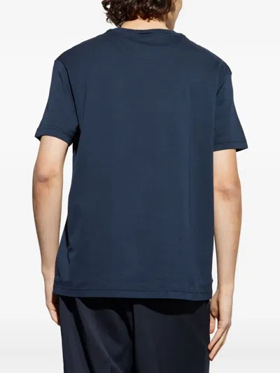 Etro Cotton T-shirt In Blue