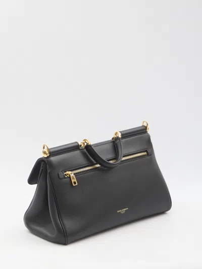Dolce & Gabbana My Sicily Handbag In Black