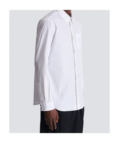Balmain Cotton Poplin Crest Shirt