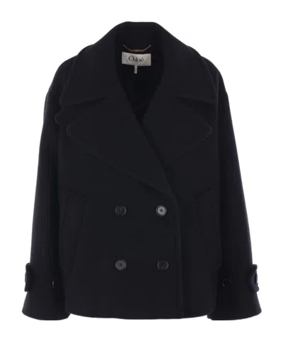 Chloé Double-breasted Jacket With Peaked Lapels