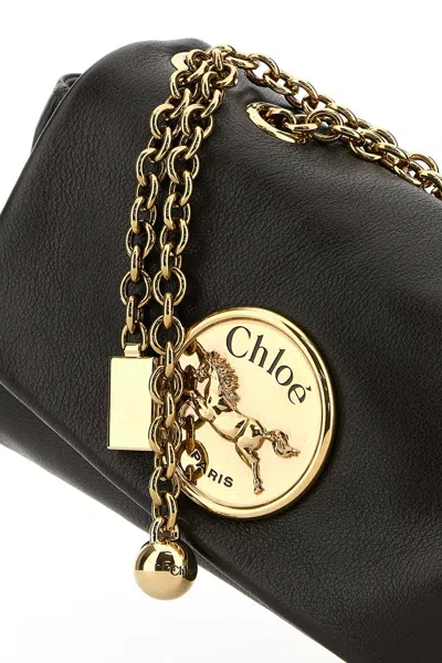 Chloé Heritage Small Shoulder Bag In Black