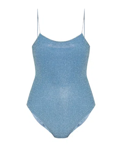 Oseree Shimmering Open Back Swimsuit