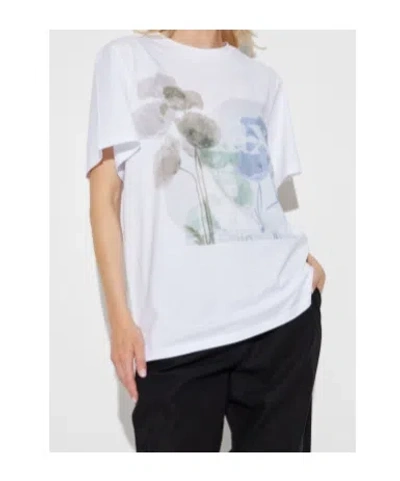 Max Mara Sequoia Printed T-shirt In White