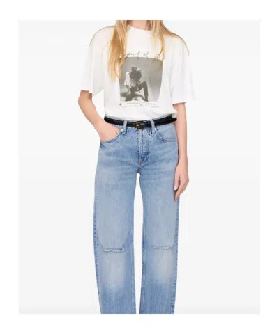 Anine Bing Womens Ivory Ashton Relaxed-fit Cotton-jersey T-shirt Xs In White