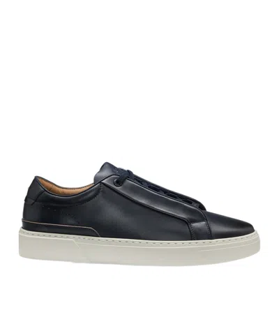 Hugo Boss Boss Gary Textured Leather Low Top Sneaker