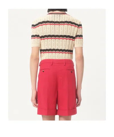 Valentino Polo Shirt Vlogo Signature In Multi