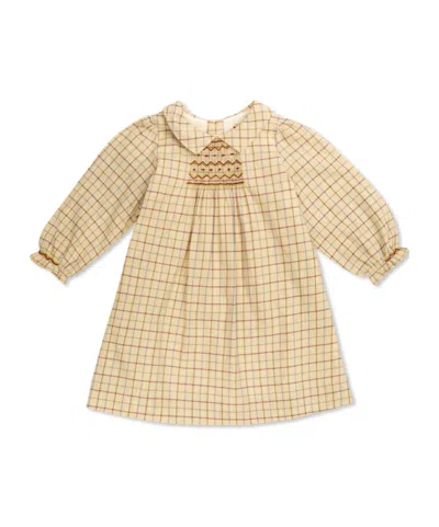 Bonpoint Long Sleeve Dress In Gray