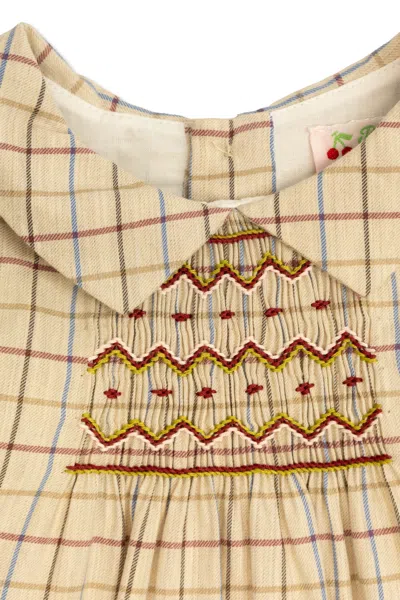 Bonpoint Long Sleeve Dress In Gray