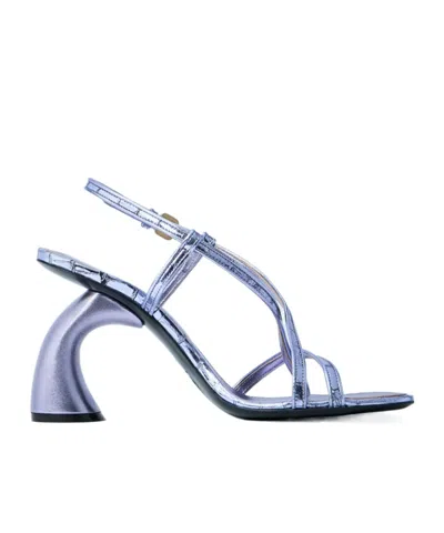 Dries Van Noten Slingback Heels In Purple