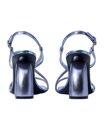 Dries Van Noten Slingback Heels In Purple