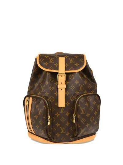 Pre-owned Louis Vuitton 2007 Monogram Sac A Dos Bosphore Backpack In Brown