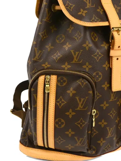 Pre-owned Louis Vuitton 2007 Monogram Sac A Dos Bosphore Backpack In Brown