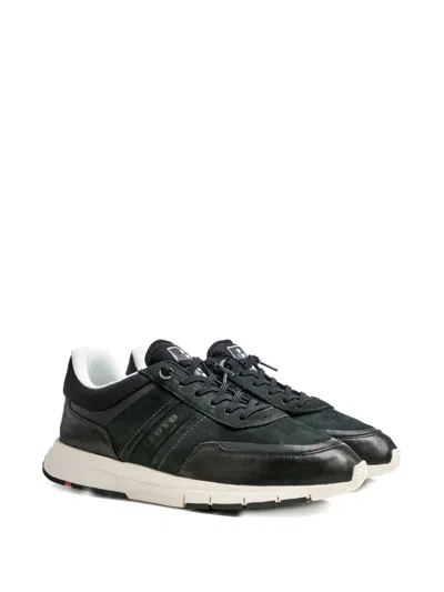 Lloyd Endley Suede Panelled Low-top Sneakers