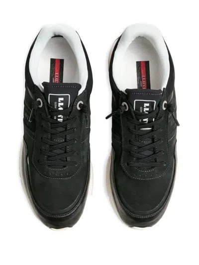 Lloyd Endley Suede Panelled Low-top Sneakers