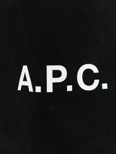 Apc A.p.c. Black Tote Bags Men