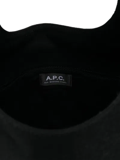Apc A.p.c. Black Tote Bags Men