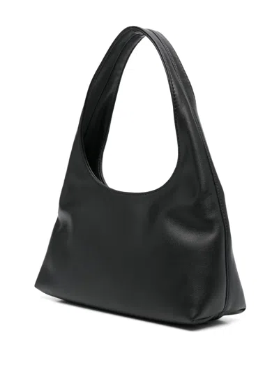 Apc A.p.c. Black Bag With Magnetic Fastening In Black