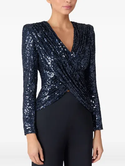 Jenny Packham Misty Blouse In Blue