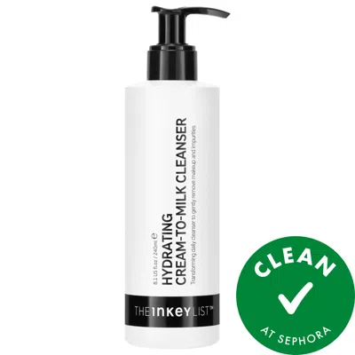 The Inkey List Hydrating Cream-to-milk Cleanser With Hyaluronic Acid 8.1 Oz/240 ml
