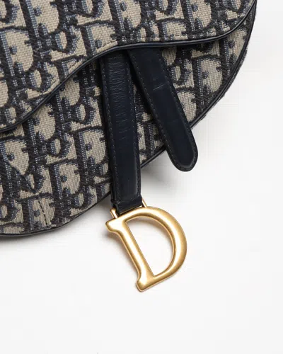 Dior Christian  Oblique Mini Saddle Bag