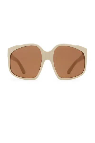Miu Miu Square Sunglasses In Brown