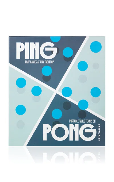 Printworks Portable Table Tennis Game Set